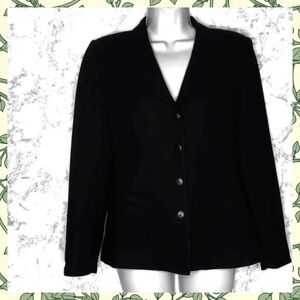 ⭐️ Casual Corner Annex 90s Black Versatile Collegiate Blazer Jacket Women’s Med